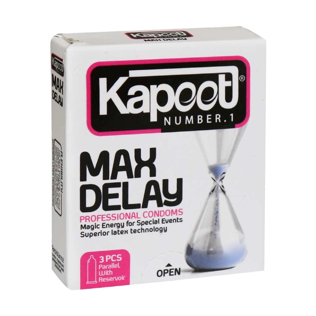 782287 کاندوم تاخیری مضاعف کاپوت مدل Max Delay - Image 1