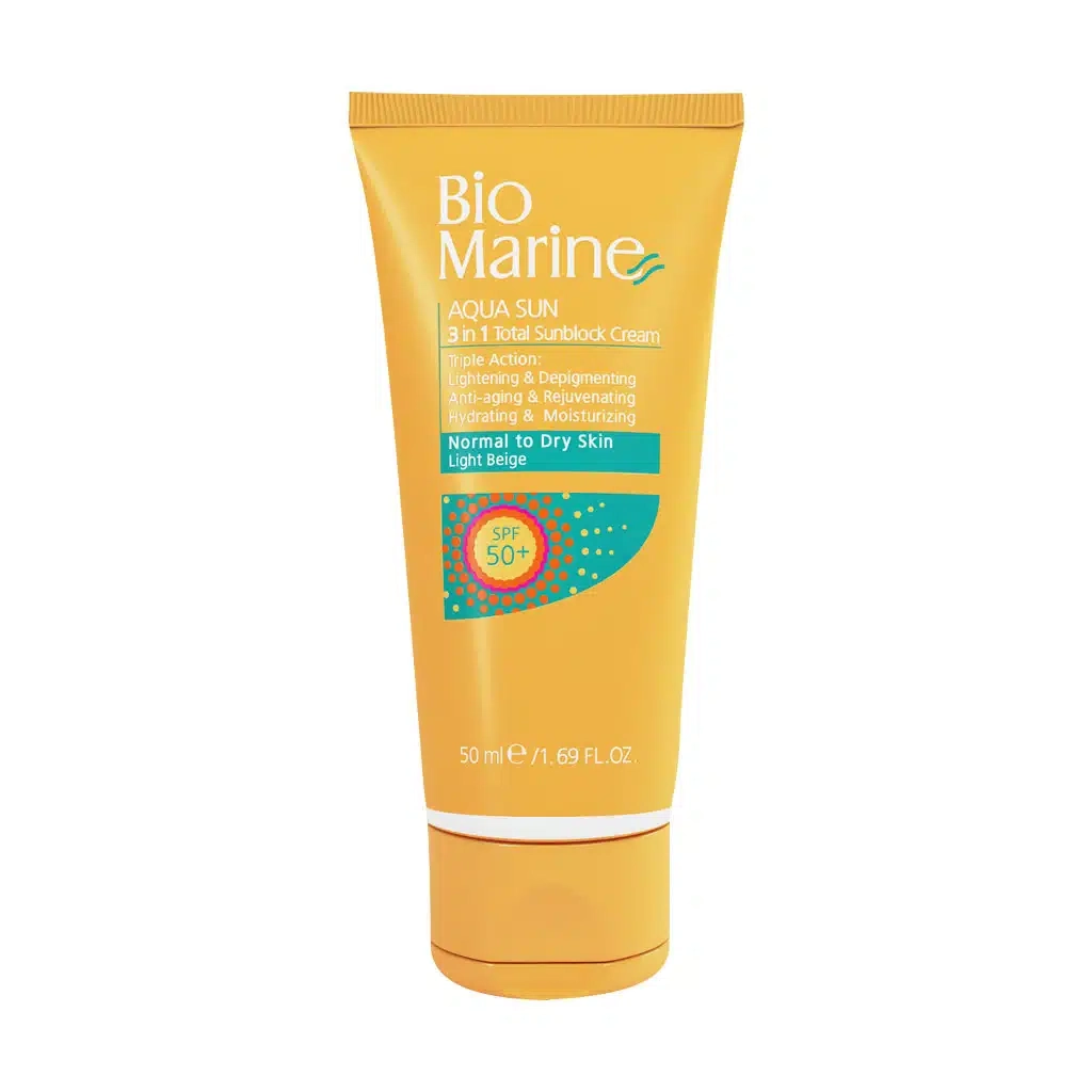 1815591 کرم ضد آفتاب روشن کننده و ضد چروک SPF50 پوست خشک بایومارین 50 میلی لیتر - Image 1